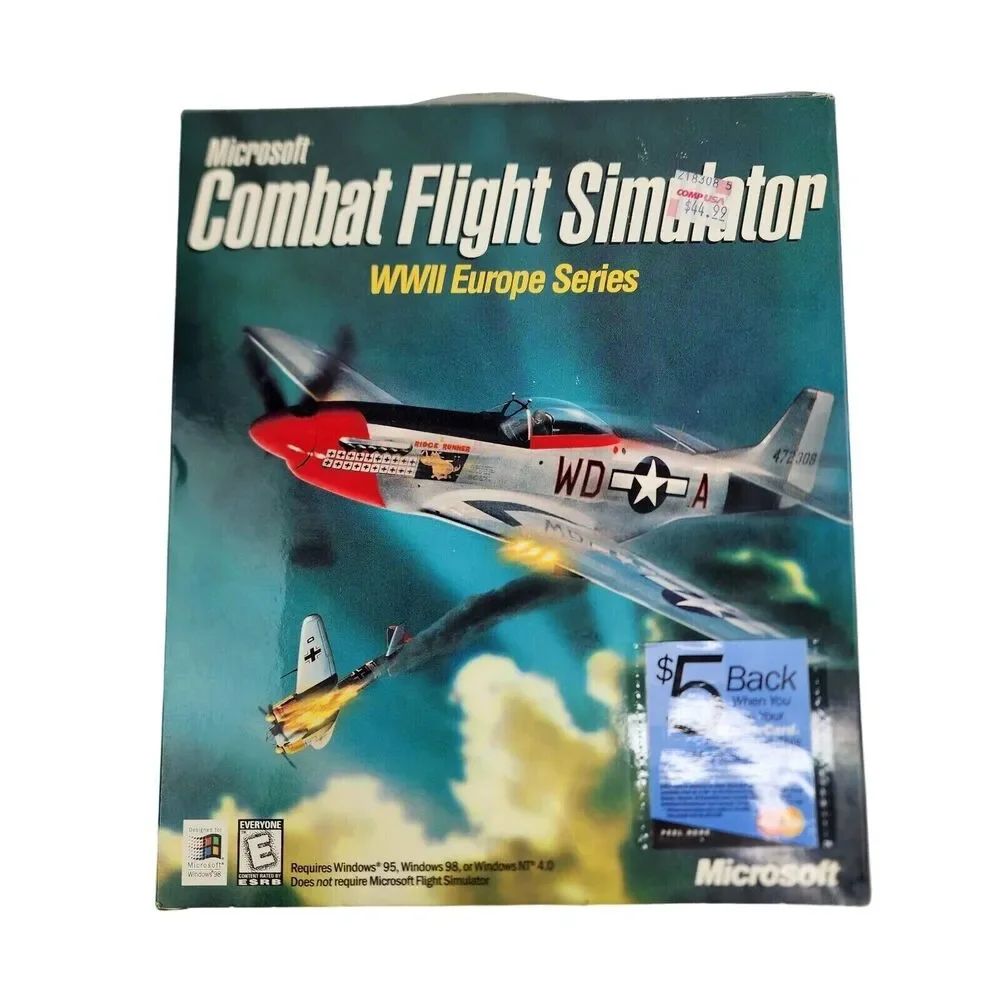 Microsoft Combat Flight Simulator WWII Europe Series Big Box